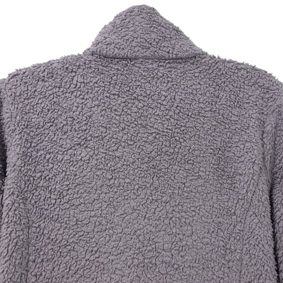 Patagonia Los Gatos 1/4-Zip Fleece Sweater Sz S Gray Slouchy Fit Pullover - Picture 10 of 12